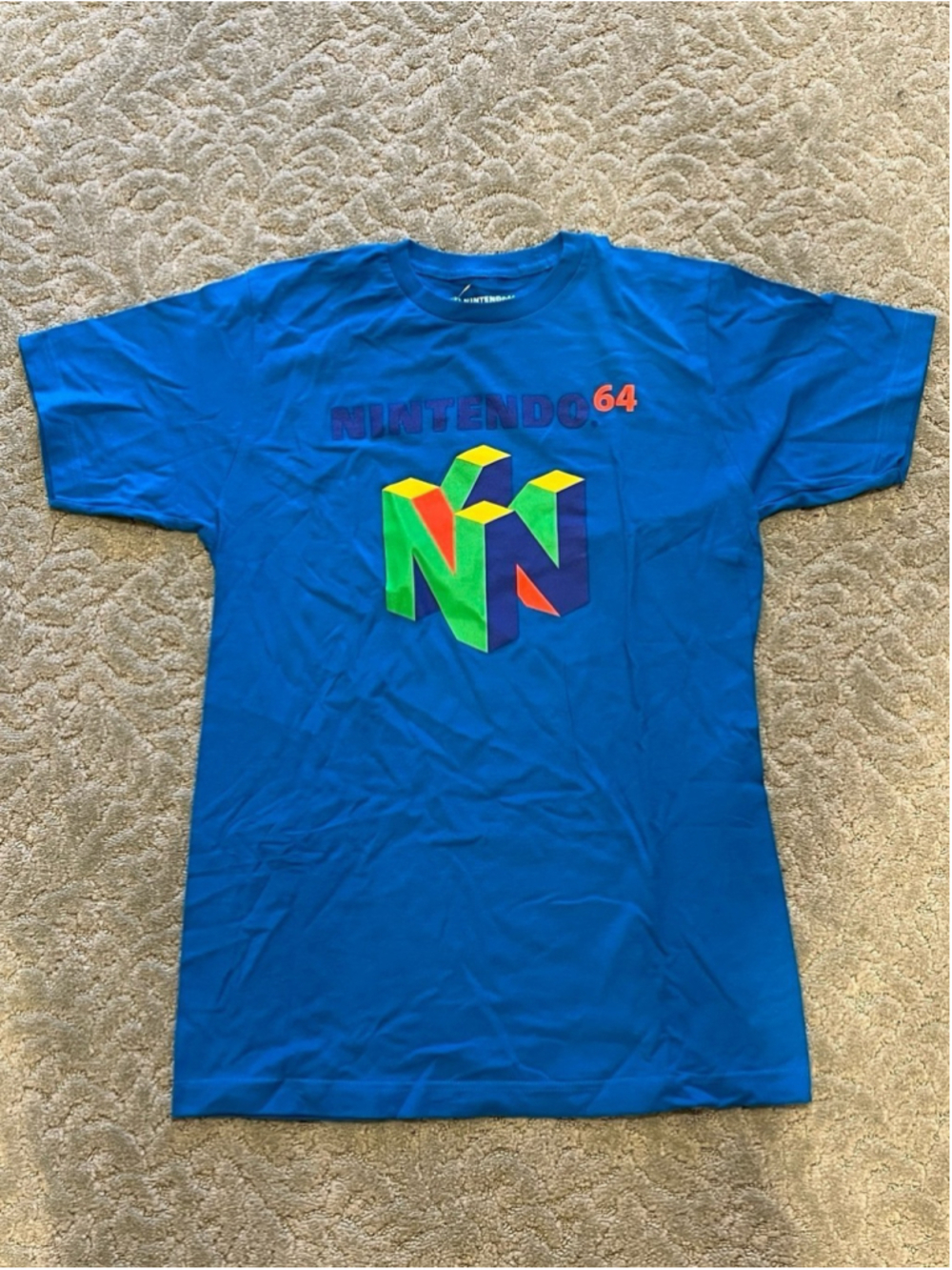 Nintendo 64 T-Shirt - Mens Medium, Blue